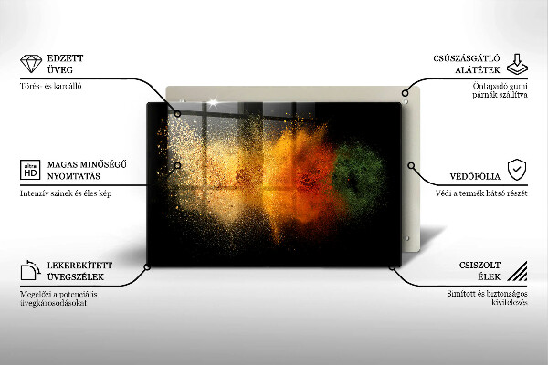 Osłona płyty indukcyjnej Kolorowe przyprawy