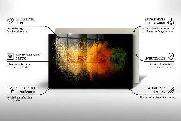 Osłona płyty indukcyjnej Kolorowe przyprawy
