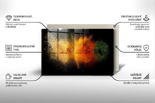 Osłona płyty indukcyjnej Kolorowe przyprawy
