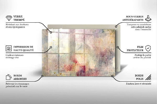 Osłona na płytę indukcyjną Tło tekstura farb