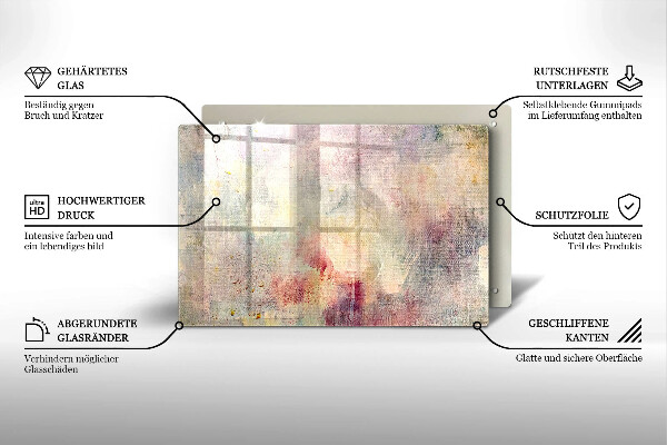 Osłona na płytę indukcyjną Tło tekstura farb