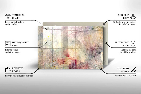 Osłona na płytę indukcyjną Tło tekstura farb