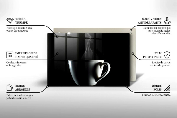 Osłona na płytę indukcyjną Filiżanka herbaty