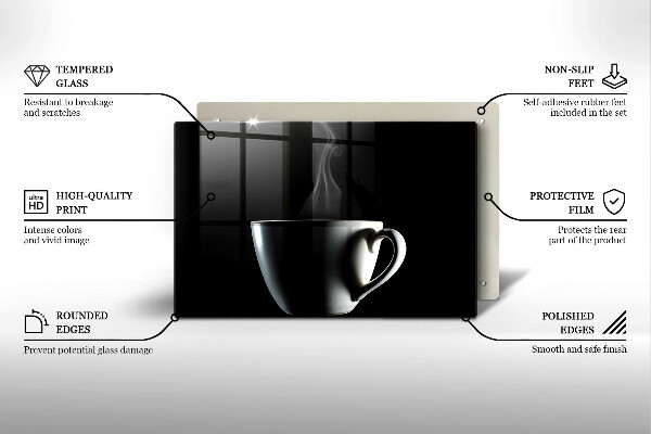 Osłona na płytę indukcyjną Filiżanka herbaty