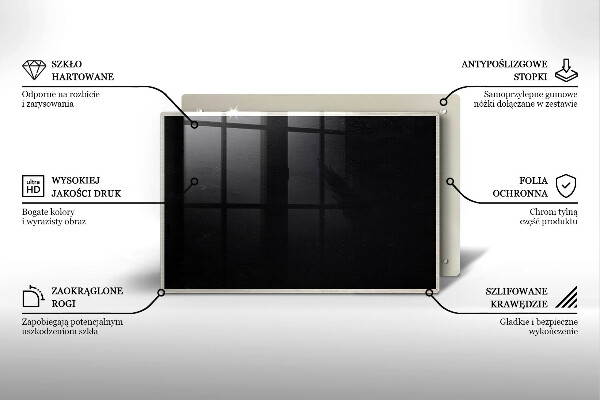 Osłona na płytę indukcyjną Tablica kredowa