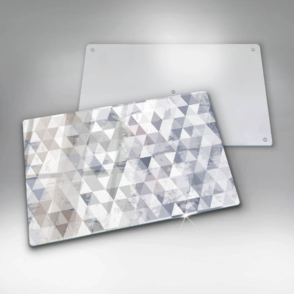 Osłona na płytę indukcyjną Wzór trójkąty
