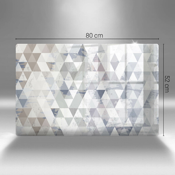 Osłona na płytę indukcyjną Wzór trójkąty