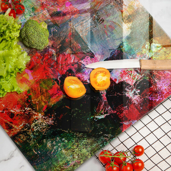 Osłona na płytę indukcyjną Abstrakcja farby