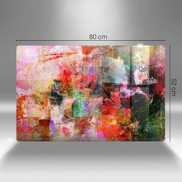 Osłona na płytę indukcyjną Abstrakcja farby