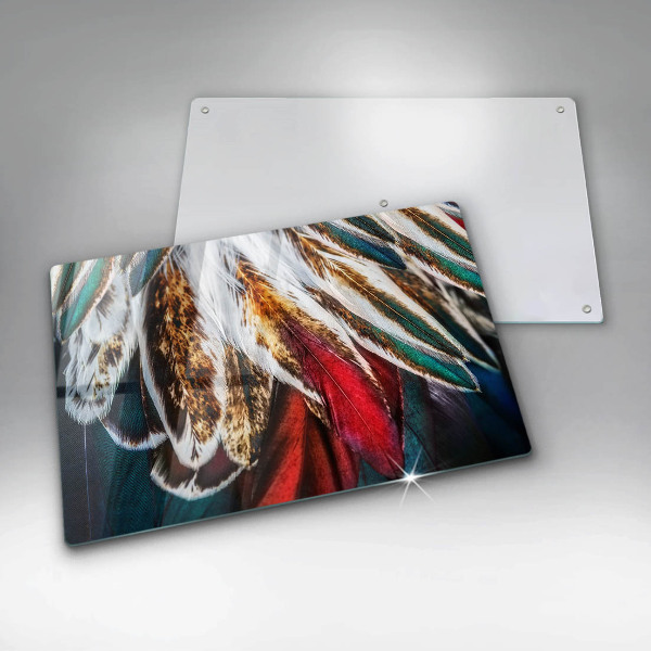 Osłona na płytę indukcyjną Boho pióra ptaka