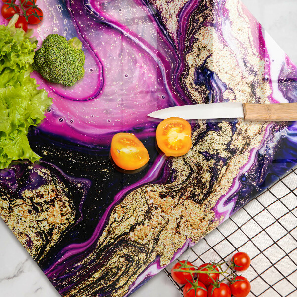 Osłona płyty indukcyjnej Abstrakcja design złoto