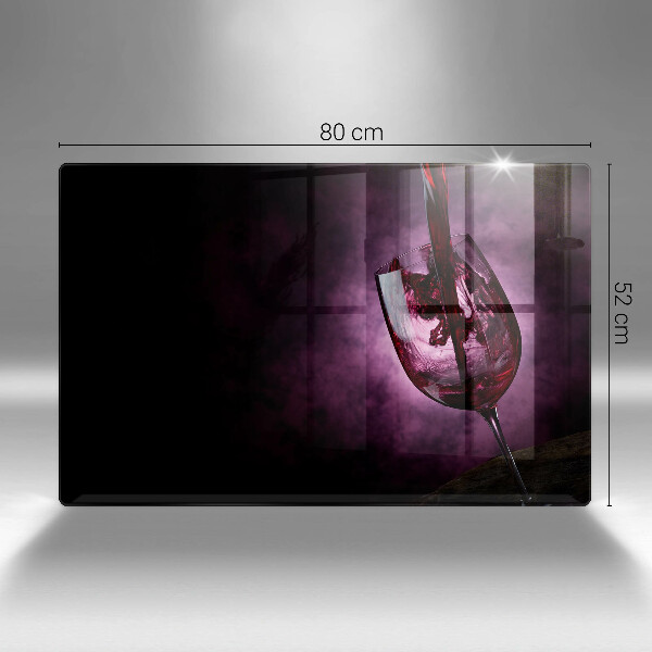 Osłona na płytę indukcyjną Kieliszek wina