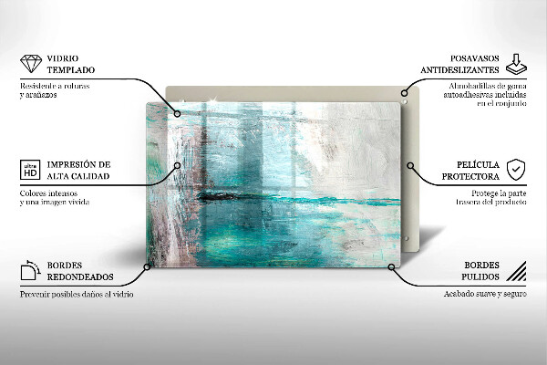 Osłona na płytę indukcyjną Tło abstrakcja farby