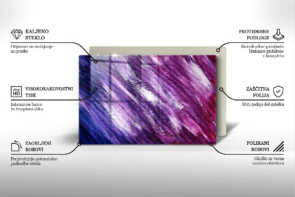 Osłona na ścianę do kuchni Abstrakcja farby