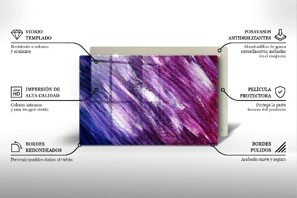 Osłona na ścianę do kuchni Abstrakcja farby