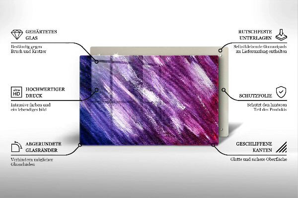 Osłona na ścianę do kuchni Abstrakcja farby