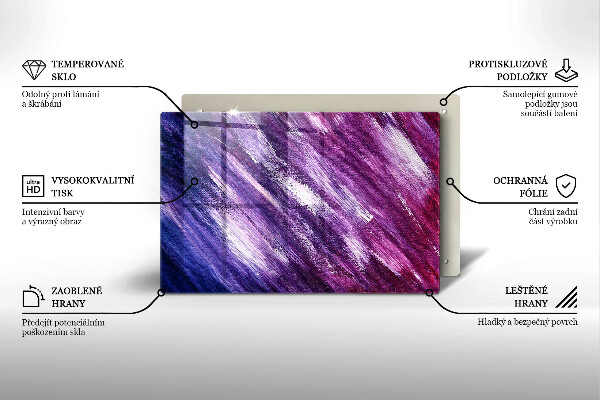 Osłona na ścianę do kuchni Abstrakcja farby