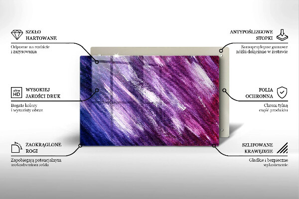 Osłona na ścianę do kuchni Abstrakcja farby