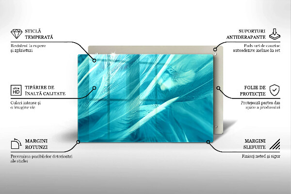 Osłona na płytę indukcyjną Delikatne piórka