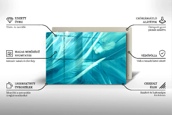Osłona na płytę indukcyjną Delikatne piórka