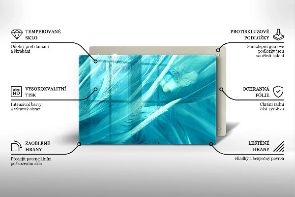 Osłona na płytę indukcyjną Delikatne piórka