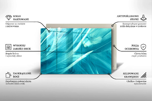 Osłona na płytę indukcyjną Delikatne piórka