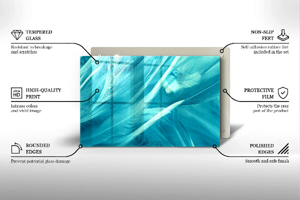 Osłona na płytę indukcyjną Delikatne piórka