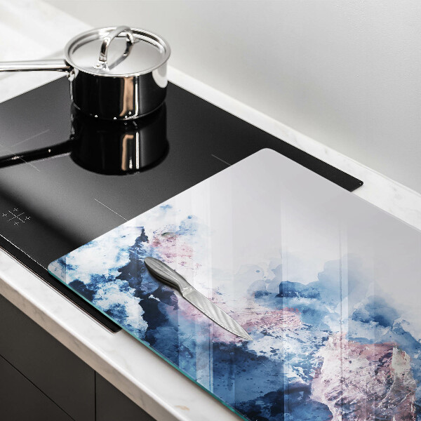 Osłona na płytę indukcyjną Abstrakcja malowane góry