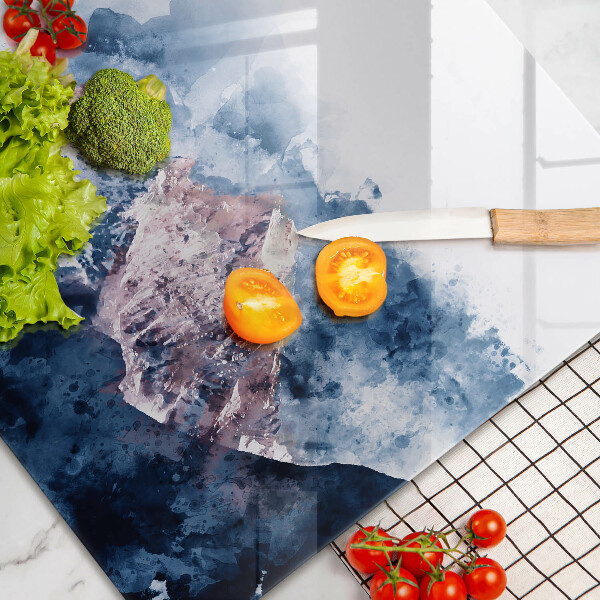 Osłona na płytę indukcyjną Abstrakcja malowane góry