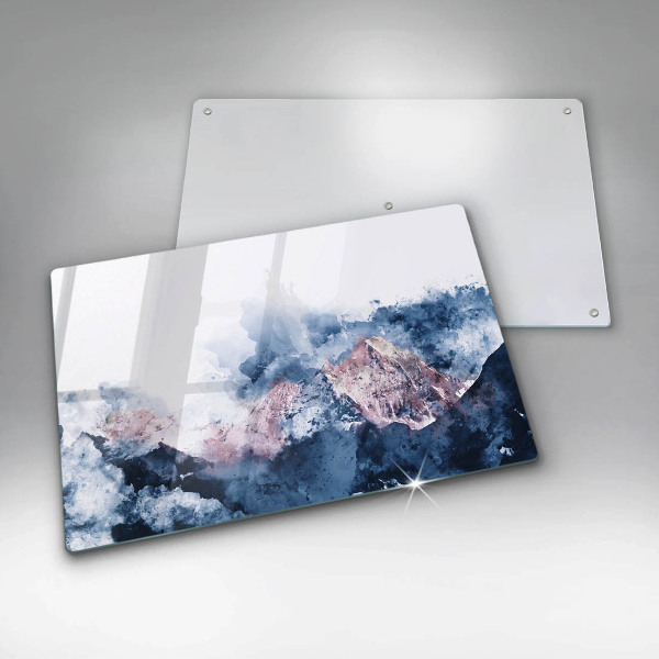 Osłona na płytę indukcyjną Abstrakcja malowane góry