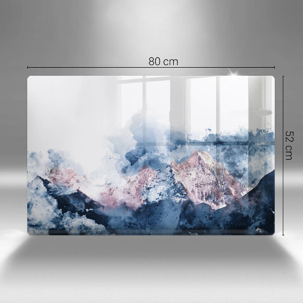 Osłona na płytę indukcyjną Abstrakcja malowane góry