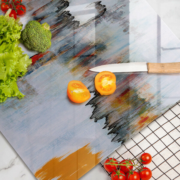 Osłona na płytę indukcyjną Farby abstrakcja