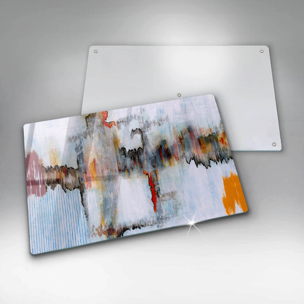 Osłona na płytę indukcyjną Farby abstrakcja