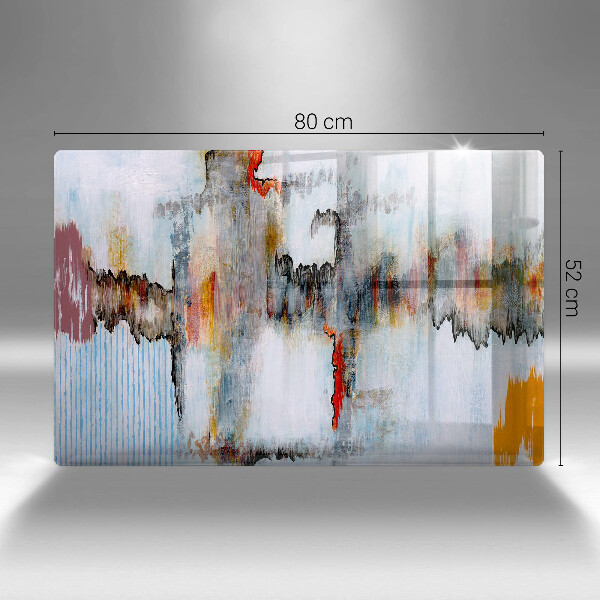 Osłona na płytę indukcyjną Farby abstrakcja