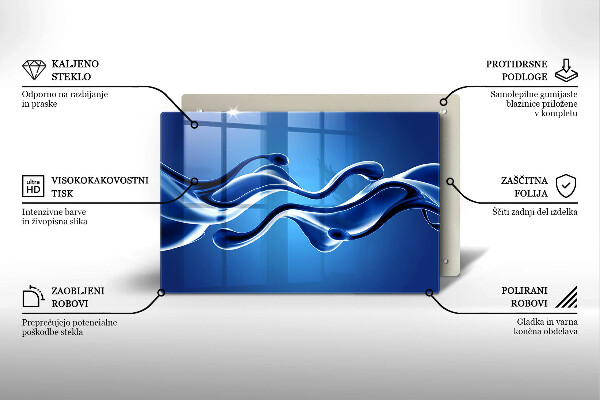 Osłona płyty indukcyjnej Płynna abstrakcja
