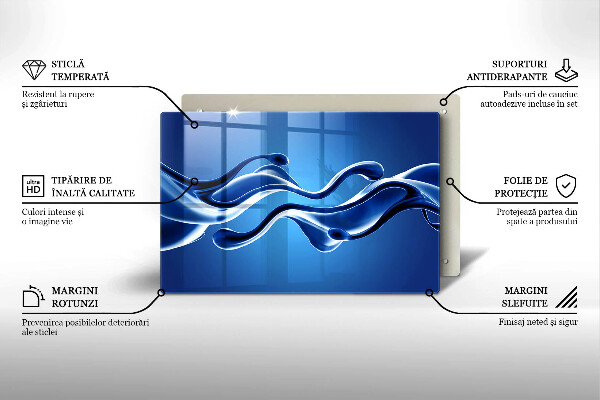 Osłona płyty indukcyjnej Płynna abstrakcja