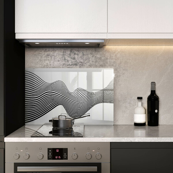 Osłona płyty indukcyjnej Linearna abstrakcja