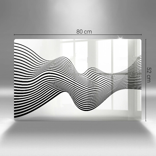 Osłona płyty indukcyjnej Linearna abstrakcja