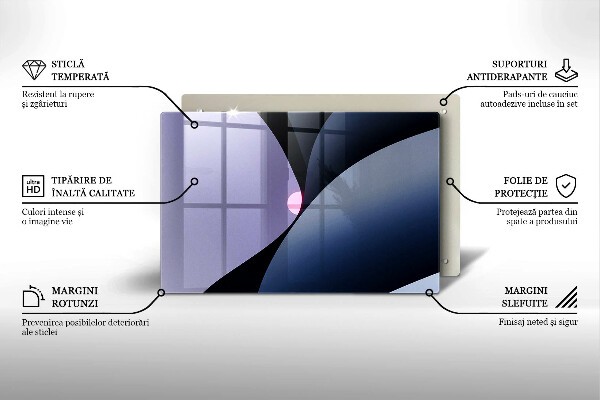 Osłona na płytę indukcyjną Abstrakcja kształty
