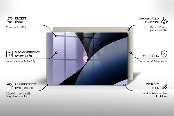 Osłona na płytę indukcyjną Abstrakcja kształty