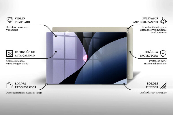 Osłona na płytę indukcyjną Abstrakcja kształty