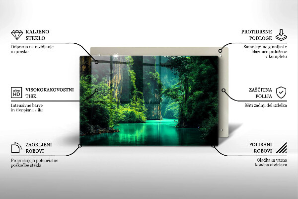 Osłona na płytę indukcyjną Pejzaż laguna