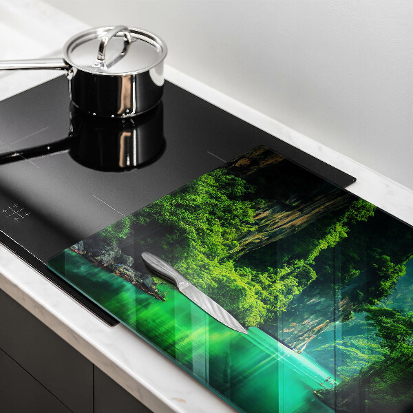 Osłona na płytę indukcyjną Pejzaż laguna