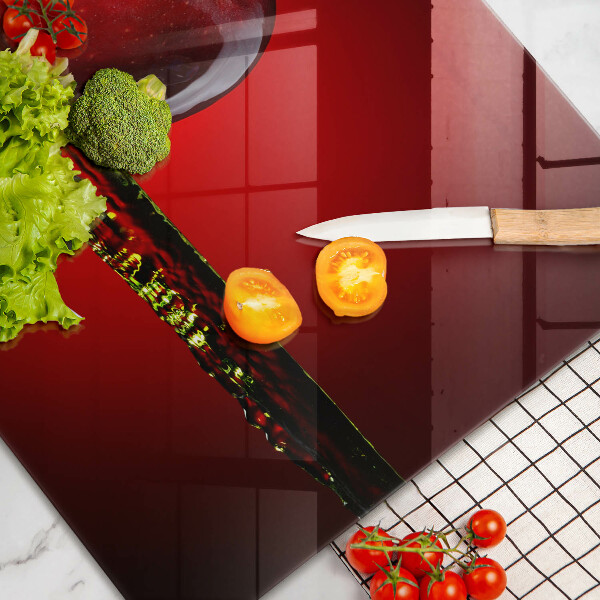 Osłona na płytę indukcyjną Owoc jabłko w wodzie