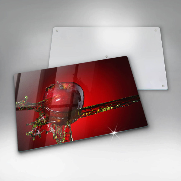 Osłona na płytę indukcyjną Owoc jabłko w wodzie