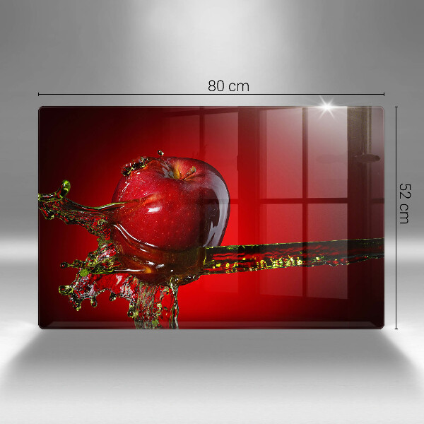 Osłona na płytę indukcyjną Owoc jabłko w wodzie