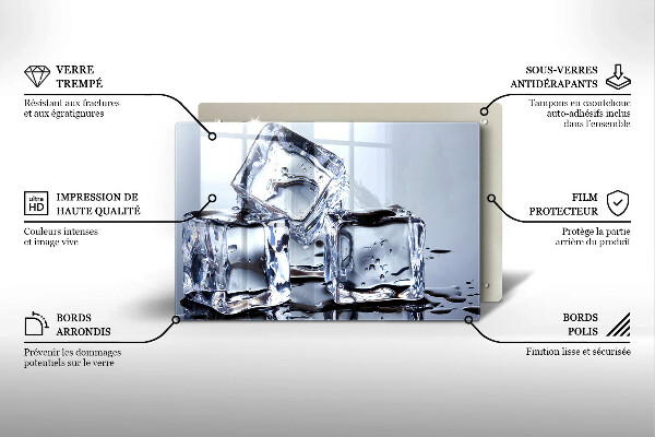 Osłona na płytę indukcyjną Kostki lodu