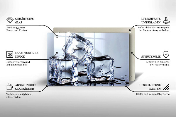 Osłona na płytę indukcyjną Kostki lodu