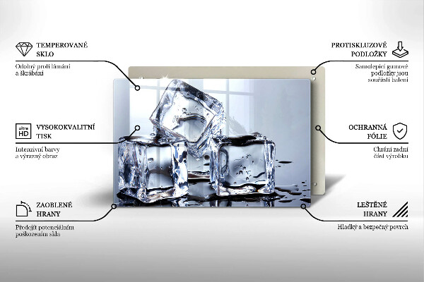 Osłona na płytę indukcyjną Kostki lodu