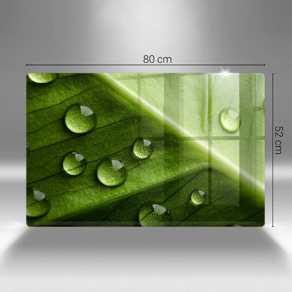 Osłona na płytę indukcyjną Natura rosa i liść